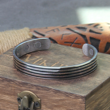 Gift For Men Bracelet Jewelry Bangle Stainless Steel Mens Fashion Handmade Nordi - £22.13 GBP