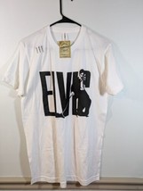 Tultex Elvis Presley White Graphic T Shirt Size M Nwt - £14.57 GBP