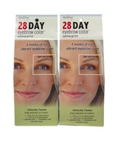 (2) Godefroy 28 Day Eyebrow Color Gel Tint Light Ash Brown Made In USA - $314.11 MXN