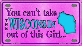 Wisconsin Girl Novelty Mini Metal License Plate Tag - $14.95