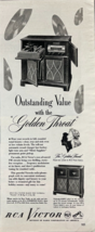 1947 RCA Victor Vintage Print Ad Outstanding Value With The Golden Throat Radio - £10.00 GBP