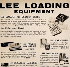 1968 Lee Loader Loading Equipment For Shotgun Rifle Advertisement Huntin... - $372.80 MXN