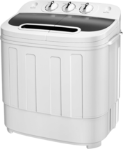 Twin Tub Washing Machine Portable 13lb Laundry Washer Apartment Dorm College RV - £90.51 GBP