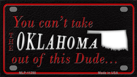 Oklahoma Dude Novelty Mini Metal License Plate Tag - £11.95 GBP