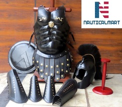 NauticalMart Roman King Leonidas Spartan Muscle Armor Set With Corinthian Helmet - £159.07 GBP