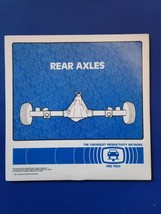 Rear Axles laserdisc 1983 MCA discovision chevrolet productivoty network... - £15.58 GBP