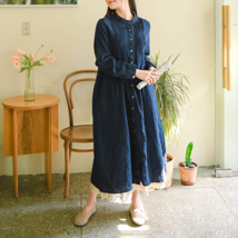 Pintuck Strap Linen Dress - $153.60