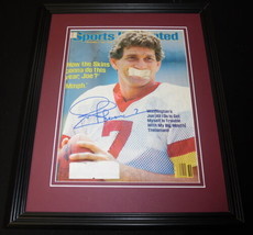 Joe Theismann Signed Framed 1984 Sports Illustrated Magazine Cover Washi... - £62.05 GBP