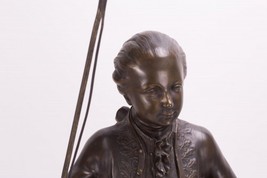 Paulin Paul 1852-1937 (France) &quot;Der Junge Mozart &quot; Sculpture Patinated Bronze - £2,333.23 GBP