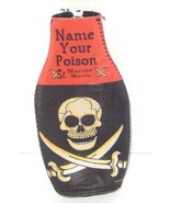St. Martin Bottle Koozie Coozy skull swords - $9.85