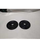 Vintage Pair of Roberts Barbell Weight Plates 5 lbs. Standard Cast Iron - $61.11 CAD