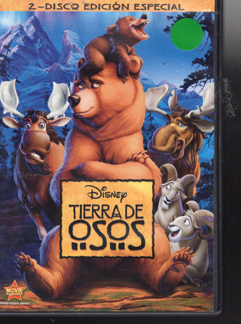 TIERRA DE OSOS Disney Brother Bear Spanish & English Versions 2-DISC DVD SET - $6.29