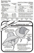 Norwester Hat Headgear #528 Sewing Pattern (Pattern Only) gp528 - £6.72 GBP