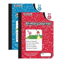 10 x BAZIC Primary Journal Book for K-2 grade kids (100 sheet/book) Blue - £22.49 GBP