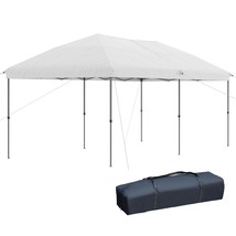 Outsunny 10&#39;x19&#39; Pop Up Canopy Tent - Adjustable Steel Frame &amp; Bag - $306.99