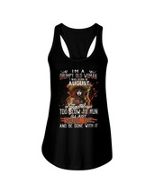 Grumpy Old Woman Born In August Tank Tops I Will Just Shoot You Women Top - £15.46 GBP