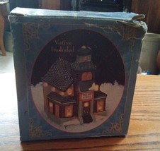 000 Vintage Giftco School House Candle Holder Votive In Original Box - £4.05 GBP