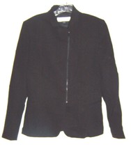 Tahari Arthur S. Levine Black Zip Up Suit Jacket Size 9 - £28.27 GBP