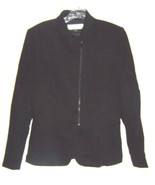 Tahari Arthur S. Levine Black Zip Up Suit Jacket Size 9 - £28.30 GBP