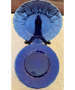 Avon Royal Sapphire Cobalt Blue Dessert/Salad Set of 4 Plates France 8 Inch - €21,45 EUR