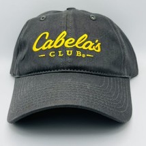 Cabelas Club Hat Ball Cap Script Logo Hunting Fishing Baseball Dad Strapback NEW - £6.89 GBP