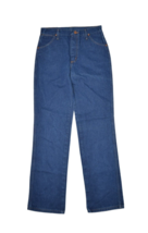 Vintage Wrangler Jeans Mens 30x32 No Fault Denim Dark Wash Made in USA - $47.26