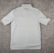 Cabelas Shirt Mens Large Gray Polo Shirt Dark Chest Sleeve Hit Logo Outd... - $11.99