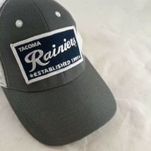 Tacoma Raniers Souvenir Baseball Hat Cap Gray Blue White adjustable mesh... - £9.33 GBP