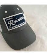 Tacoma Raniers Souvenir Baseball Hat Cap Gray Blue White adjustable mesh... - £9.33 GBP