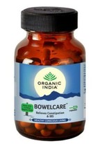 Lot De 2 Organic India Bowelcare 120 Capsules Indigestion Constipation Acidité - £22.29 GBP