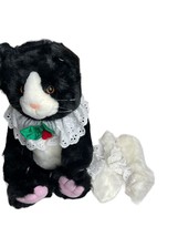 Dillard&#39;s Inc. White Cat Angel That Sings Have Yourself A Merry Little Christmas - £38.44 GBP