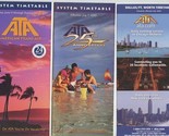 3 American Trans Air System Timetables 1997 25th Anniversary 1998 2006 ATA  - £18.69 GBP