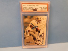 1997 Skybox Premium Emmitt Smith Auto/Century Mark PSA Gem Mint 10 - £2,009.39 GBP