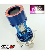 Harley Davidson LED Pink Halo Angel Eye Bulb High-Low White 5000LM Super... - $451.81 MXN