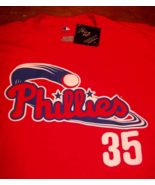 PHILADELPHIA PHILLIES COLE HAMELS #35 MLB BASEBALL T-Shirt 2XL XXL NEW w... - £15.58 GBP