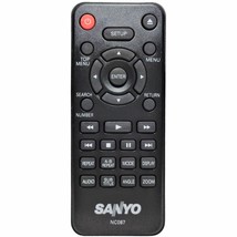 Sanyo NC087 Factory Original DVD Player Remote FWDP175F, FWDP105, FWDP105F - $12.99