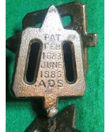 ANTIQUE c1885 Canvas Stretcher Metal Corners-  Lot of Four - $50.00