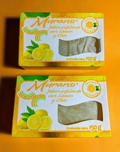 2ct Lemon&amp;Chia Soap Bar Exfoliating † Jabon Exfoliante Limon&amp;Chia 150g/e... - £10.38 GBP