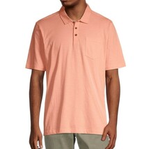 Ted Baker London Final Sale Men&#39;s Distanc Slub Polo Shirt Pocket Light O... - $32.12