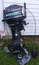 mercury 200 20 hp outboard motor Thunderbolt Ignition Might need tuned worked on - $2,307.50