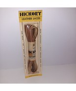 Vintage Hickory Full Grain Leather Laces 54 Inch NOS NEW For Boots Made ... - £7.91 GBP