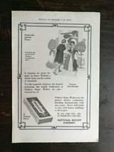 Vintage 1912 Nabisco Sugar Wafers National Biscuit Company Full Page Ori... - $6.64