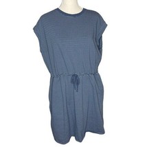 A New Day Blue Striped Short Sleeve Dress XXL - £11.45 GBP