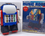 Space MUSIC ROBOT battery operated w/ Box 1980s - £62.18 GBP