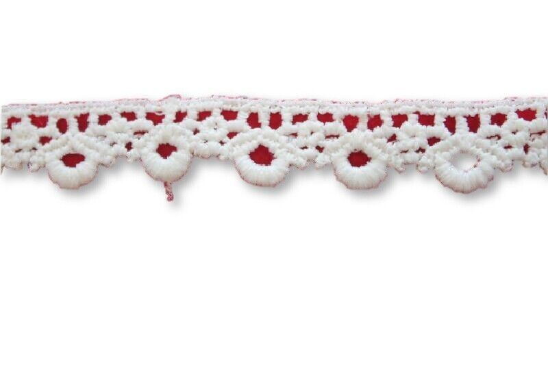 SWEET TRIMS ART. LACE LACE TAPE MACRAMATE HIGH 1cm SWEET TRIMS ART. 6004... - $1.14