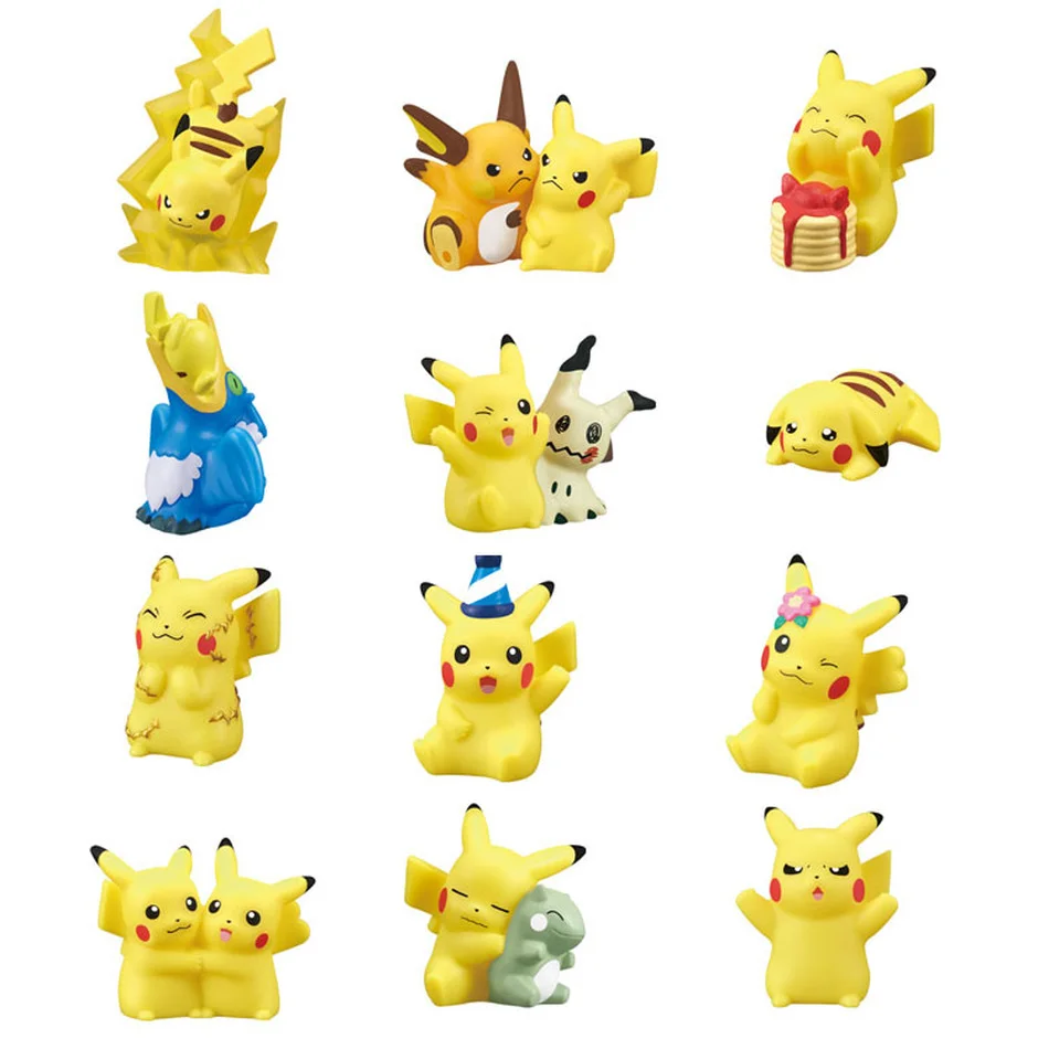 Bandai Genuine Pokemon Figurine Anime Figure Pikachu Collections Action Figure - £24.26 GBP+