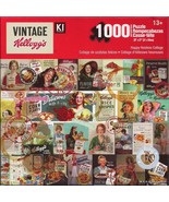 Karmin Vintage Kellogg&#39;s Cereal Happy Hostess 1000 PC Jigsaw Puzzle 20 X... - $232.09 MXN