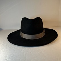 Black Wool Hat Size M The Shadow - $19.34