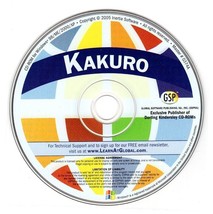 Kakuro (PC-CD, 2005) For Windows 98/2000/ME/XP - New Cd In Sleeve - $4.98