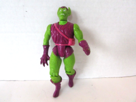 Toy Biz 1991 Marvel Superheroes Green Goblin Action Figure Pink Pouch 4.75&quot; - $3.91